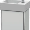 Duravit XSquare Waschtisch-Unterschrank XS4099L3636 36,4x39,7x24cm, Tür Links, Weiß Seidenmatt