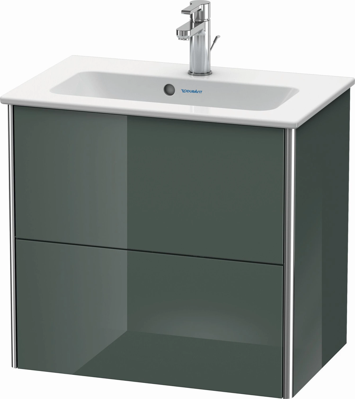 Duravit XSquare Waschtisch-Unterschrank XS416503838 61x56x38,8cm, 2 Schubkästen, Dolomiti Grey Hochglanz 1 Duravit XSquare Waschtisch-Unterschrank XS416503838 61x56x38,8cm, 2 Schubkästen, Dolomiti Grey Hochglanz