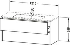 Duravit XSquare Waschtisch-Unterschrank XS417409494 121x56x47,8cm, 2 Schubkästen, Aubergine Seidenmatt 6 Duravit XSquare Waschtisch-Unterschrank XS417409494 121x56x47,8cm, 2 Schubkästen, Aubergine Seidenmatt -VIEGA Verkäufe Duravit XSquare Waschtisch Unterschrank XS417409494 121x56x478cm 2 Schubkaesten Aubergine seidenmatt 2