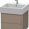 Duravit XSquare Waschtisch-Unterschrank XS419207575 48,4x39,7x46cm, 2 Schubkästen, Leinen