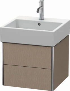 Duravit XSquare Waschtisch-Unterschrank XS419207575 48,4x39,7x46cm, 2 Schubkästen, Leinen