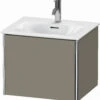 Duravit XSquare Waschtisch-Unterschrank XS422109292 51x39,7x41,8cm, 1 Auszug, Steingrau Seidenmatt