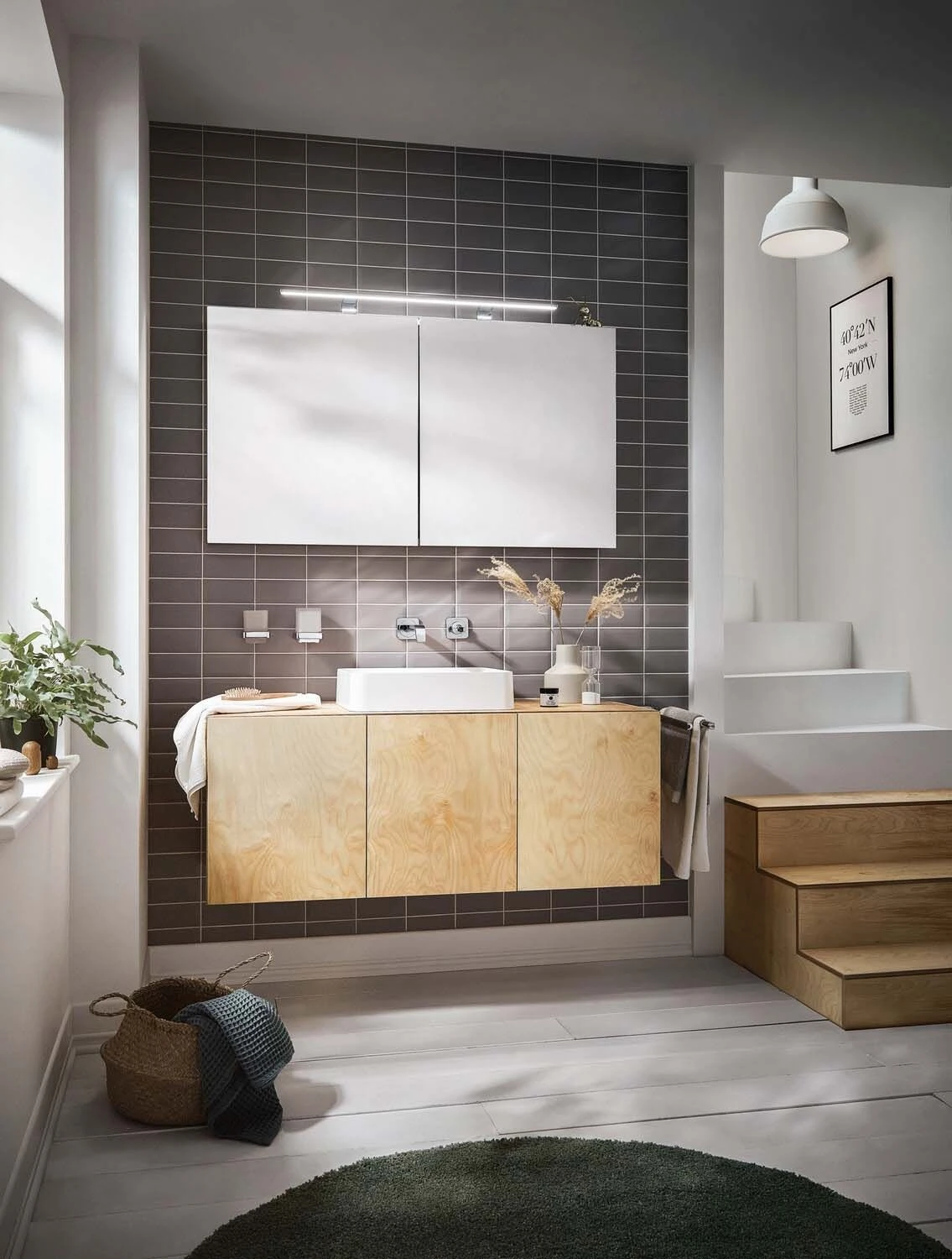 Emco Asis Mee Aufputz-Lichtspiegelschrank 949805053 1200 X 746 Mm, 2-türig, Aluminium 5 Emco Asis Mee Aufputz-Lichtspiegelschrank 949805053 1200 X 746 Mm, 2-türig, Aluminium – Bild 5