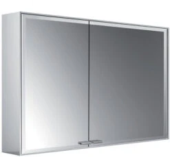 Emco Asis Prestige 2 Aufputz-Lichtspiegelschrank 989708006 988x639mm, Breite Tür Rechts, Mit Lightsystem