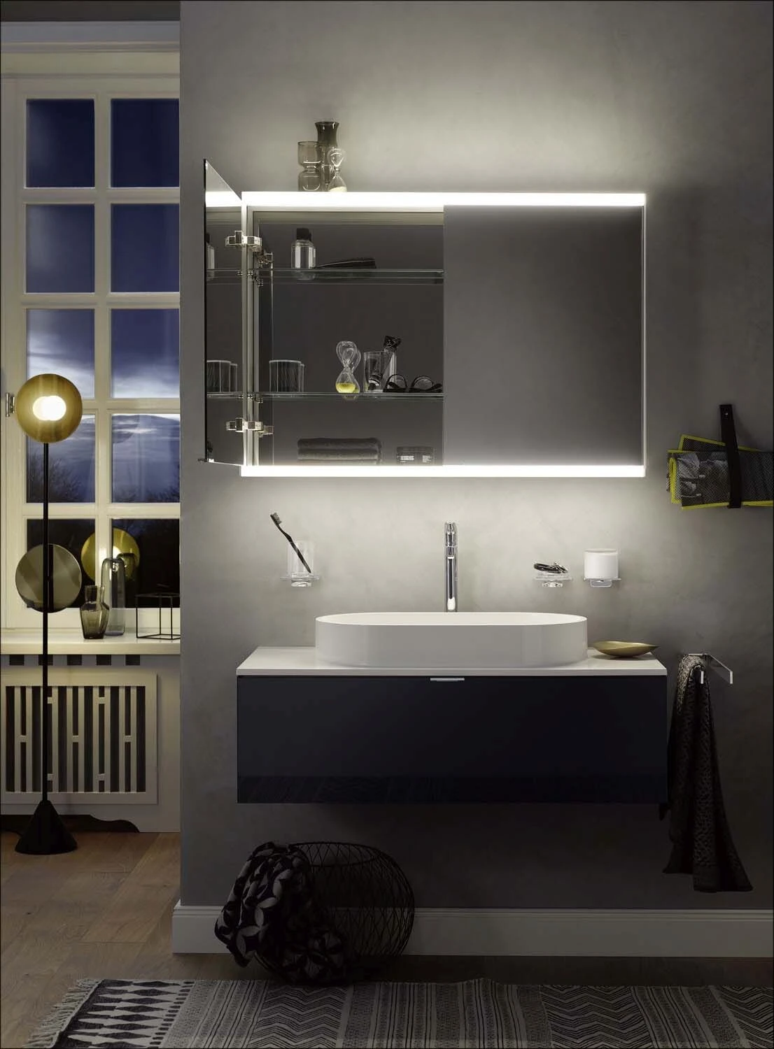 Emco Asis Prime 2 Lichtspiegelschrank 949705033 600mm, Unterputz, Verspiegelte Rückwand 6 Emco Asis Prime 2 Lichtspiegelschrank 949705033 600mm, Unterputz, Verspiegelte Rückwand – Bild 6