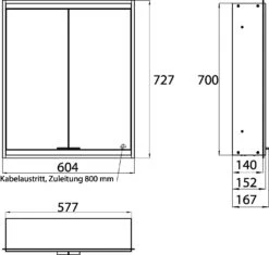 Emco Asis Prime 2 Lichtspiegelschrank 949705033 600mm, Unterputz, Verspiegelte Rückwand 15 Emco Asis Prime 2 Lichtspiegelschrank 949705033 600mm, Unterputz, Verspiegelte Rückwand -VIEGA Verkäufe Emco Asis Prime 2 Lichtspiegelschrank 949705033 600mm Unterputz verspiegelte Rueckwand 7