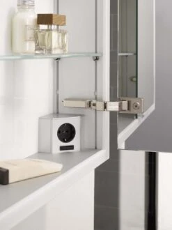 Emco Asis Prime Unterputz-Lichtspiegelschrank 949705195 1300x730mm, 2-türig, Rückwand Weiß -VIEGA Verkäufe Emco Asis Prime Unterputz Lichtspiegelschrank 949705195 1300x730mm 2 tuerig Rueckwand weiss 7