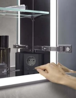 Emco Asis Prime Unterputz-Lichtspiegelschrank 949705195 1300x730mm, 2-türig, Rückwand Weiß -VIEGA Verkäufe Emco Asis Prime Unterputz Lichtspiegelschrank 949705195 1300x730mm 2 tuerig Rueckwand weiss 8