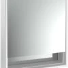 Emco Loft Aufputz-Lichtspiegelschrank 979805202 600x733mm, Mit Unterfach, LED, Anschlag Rechts, Aluminium/Spiegel