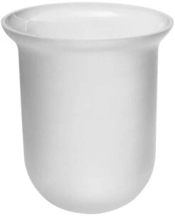 Emco Rondo 2 Ersatzglas 451500090 Satiniert, Für WC-Bürstengarnitur