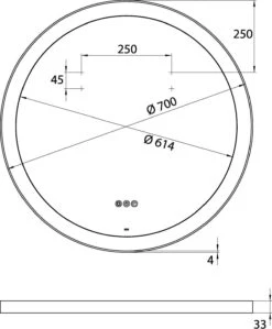 Emco Round LED-Lichtspiegel 441300707 Ø 700 Mm, Weiß, 3 Touchsensoren, Umlaufende LED-Beleuchtung 17 Emco Round LED-Lichtspiegel 441300707 Ø 700 Mm, Weiß, 3 Touchsensoren, Umlaufende LED-Beleuchtung -VIEGA Verkäufe Emco Round LED Lichtspiegel 441300707 o 700 mm weiss 3 Touchsensoren umlaufende LED Beleuchtung 8