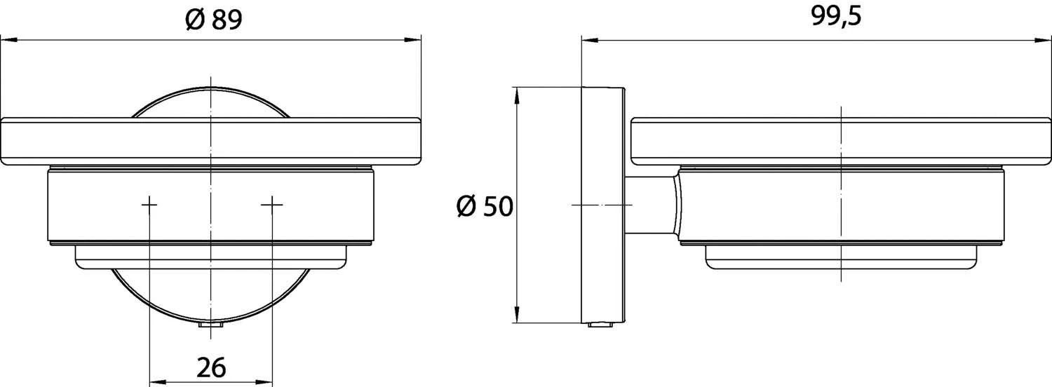 Emco Round Seifenhalter 433000100 Chrom, Schale Kristallglas Klar, In Halter 6 Emco Round Seifenhalter 433000100 Chrom, Schale Kristallglas Klar, In Halter – Bild 6