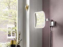 Emco Evo LED-Rasier-/Kosmetikspiegel 109513353 Schwarz, Vergrößerung 5-fach, 209 Mm, Eckig, Stecker, Lightsystem -VIEGA Verkäufe Emco evo LED Rasier Kosmetikspiegel 109513353 schwarz Vergroesserung 5 fach 209 mm eckig Stecker lightsystem 4