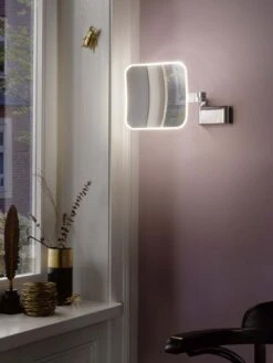 Emco Evo LED-Rasier-/Kosmetikspiegel 109513353 Schwarz, Vergrößerung 5-fach, 209 Mm, Eckig, Stecker, Lightsystem -VIEGA Verkäufe Emco evo LED Rasier Kosmetikspiegel 109513353 schwarz Vergroesserung 5 fach 209 mm eckig Stecker lightsystem 5