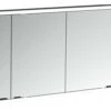Emco Prime Aufputz-Lichtspiegelschrank 949713588 1800x700mm, 4-türig, Schwarz/spiegel
