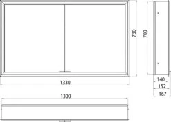 Emco Prime Unterputz-Lichtspiegelschrank 949713595 1300x730mm, 2-türig, Schwarz/spiegel 11 Emco Prime Unterputz-Lichtspiegelschrank 949713595 1300x730mm, 2-türig, Schwarz/spiegel -VIEGA Verkäufe Emco prime Unterputz Lichtspiegelschrank 949713595 1300x730mm 2 tuerig schwarz spiegel 5
