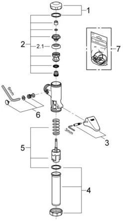 GROHE DAL-Automatic-WC-Spüler 3/4", Ohne Vorabsperrung, Chrom -VIEGA Verkäufe GROHE DAL Automatic WC Spueler 3 4 ohne Vorabsperrung chrom 2