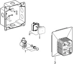 GROHE Urinal-Rohbauset Rapido U Für Manuelle Betätigung Oder IR-Elektronik 6/230 V -VIEGA Verkäufe GROHE Urinal Rohbauset Rapido U fuer manuelle Betaetigung oder IR Elektronik 6 230 V 2
