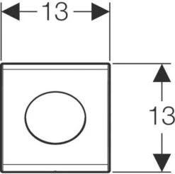 Geberit Abdeckpl. HyTronic UR Samba Für 241921111 UR- Steuerungen Ab 2009, Weiß-alpin -VIEGA Verkäufe Geberit Abdeckpl. HyTronic UR Samba fuer 241921111 UR Steuerungen ab 2009 weiss alpin 2