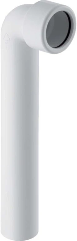 Geberit Ablaufanschlussbogen 152223111 Ø 40 Mm, 90Grad, Mit Quetschverschraubung, Kunststoff, Weiß