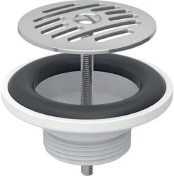 Geberit Ablaufventil 152005001 Mit Freiem Auslauf, Rost G 1 1/4, Für Nicht Staubare Waschtische