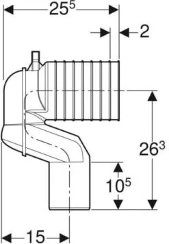 Geberit Anschlussbogen Set P 131081111 Weiß-alpin, Für Bodenabläufe Mit Wandabstand 15 Cm -VIEGA Verkäufe Geberit Anschlussbogen Set P 131081111 weiss alpin fuer Bodenablaeufe mit Wandabstand 15 cm 2