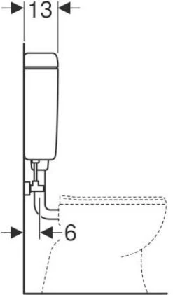 Geberit Ap127 Aufputz-Spülkasten 127022111 Anschluss Unten Links, Tiefhängend, Schwitzwassergedämmt, Weiß -VIEGA Verkäufe Geberit Ap127 Aufputz Spuelkasten 127022111 Anschluss unten links tiefhaengend schwitzwassergedaemmt weiss 3
