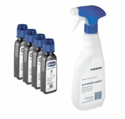 Geberit AquaClean Reinigungsset Entkalkungsmittel Und Reinigungsmittel Für AquaClean Dusch-WCs
