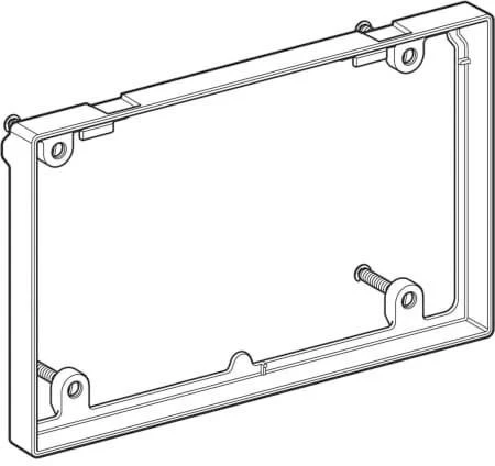 Geberit Ausgleichsrahmen Sigma60 242584001 Für Sigma UP-SPK, 12 Cm 1 Geberit Ausgleichsrahmen Sigma60 242584001 Für Sigma UP-SPK, 12 Cm