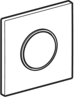 Geberit BetPl. HyTouch UR Sigma10 241915KJ1 Für UR- Strg. Ab 2009, Weiß/hgl. -chrom