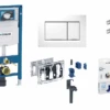 Geberit Duofix Renovierungs-Set Mit Duofresh, Duofix Sigma Spülkasten, Sigma 30 Betätigungsplatte, Duofresh