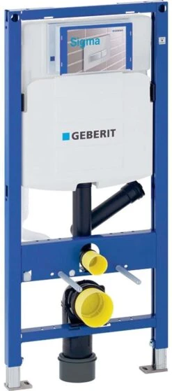 Geberit Duofix Wand WC Element 111364005 Bauhöhe 112 Cm, Geruchsabsaugung Abluft