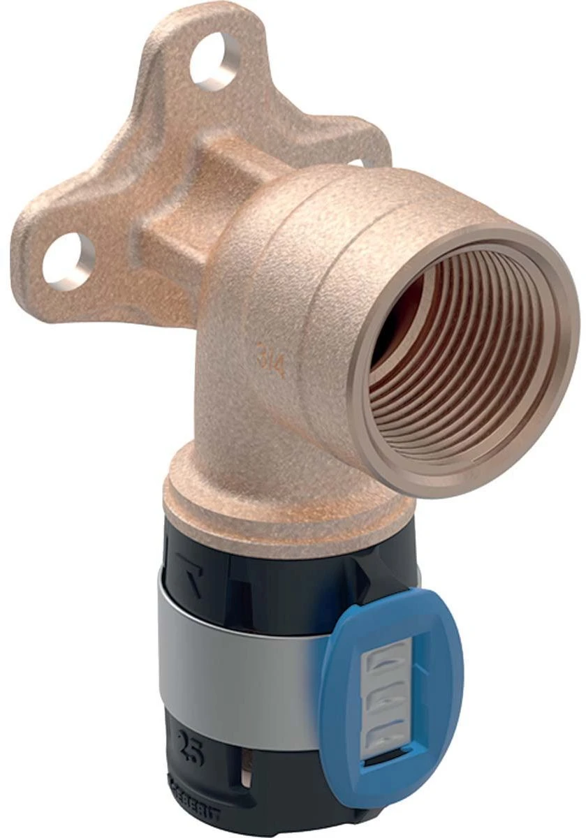 Geberit FlowFit Anschlusswinkel 620800001 DN 12, Ø 16 Mm, Rp 3/8, 5,2 Cm, 90Grad 1 Geberit FlowFit Anschlusswinkel 620800001 DN 12, Ø 16 Mm, Rp 3/8, 5,2 Cm, 90Grad