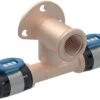 Geberit FlowFit Anschlusswinkel 620951001 Ø 20/20 Mm, Rp 1/2, 36 Mm, 90Grad, Abgesetzt