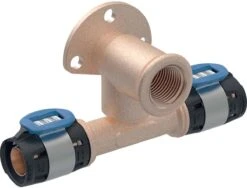 Geberit FlowFit Anschlusswinkel 620951001 Ø 20/20 Mm, Rp 1/2, 36 Mm, 90Grad, Abgesetzt