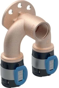 Geberit FlowFit Doppelanschlusswinkel 620831001 DN 12/15/15, Ø 16/20 Mm, Rp 1/2, 90Grad