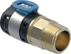 Geberit FlowFit Übergang 620304001 DN 32/25, Ø 40 Mm, R 1, Mit Außengewinde