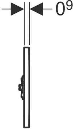 Geberit HyTronic Abdeckplatte Sigma01 242821461 Für UR-Strg. Berührungslos, Sgl. -verchromt 3 Geberit HyTronic Abdeckplatte Sigma01 242821461 Für UR-Strg. Berührungslos, Sgl. -verchromt – Bild 3