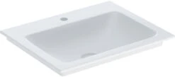 Geberit One Möbel-Waschtisch 505010011 60 Cm, Hahnloch Mittig, Ohne Überlauf, Weiß KeraTect
