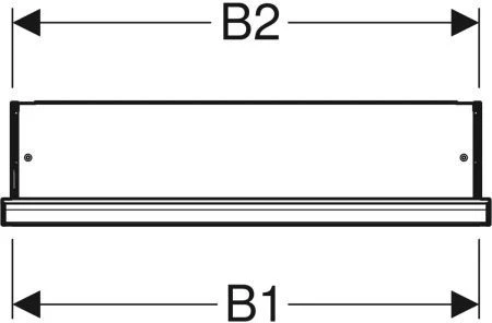 Geberit One Spiegelschrank 505820002 60x90x15cm, Mit Nische, 1 Tür, Anschlag Links, Weiß/Aluminium Pulverbeschichtet 3 Geberit One Spiegelschrank 505820002 60x90x15cm, Mit Nische, 1 Tür, Anschlag Links, Weiß/Aluminium Pulverbeschichtet – Bild 3