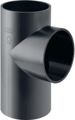 Geberit Pe Abzweig 368175161 DN 125/70, 88,5Grad, PE-HD
