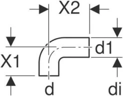 Geberit Pe Anschlussbogen 361080161 DN 50x44mm, 90Grad, PE-HD, Für Manschette 3 Geberit Pe Anschlussbogen 361080161 DN 50x44mm, 90Grad, PE-HD, Für Manschette -VIEGA Verkäufe Geberit Pe Anschlussbogen 361080161 DN 50x44mm 90Grad PE HD fuer Manschette 1