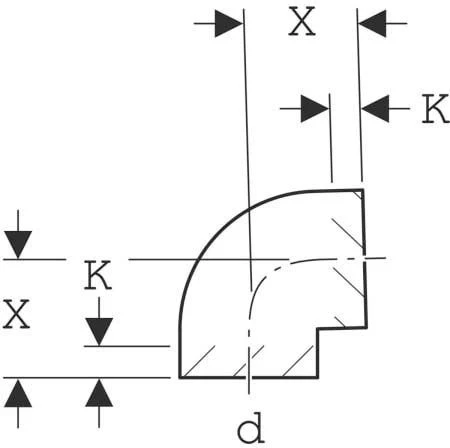 Geberit Pe Bogen 365088161 DN 70, 88,5Grad- PE-HD 2 Geberit Pe Bogen 365088161 DN 70, 88,5Grad- PE-HD – Bild 2