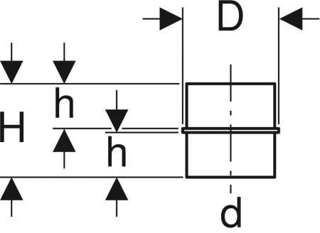 Geberit Pe Bundbuchse 360772161 PE-HD, DN 40 2 Geberit Pe Bundbuchse 360772161 PE-HD, DN 40 – Bild 2