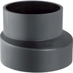 Geberit Pe Reduktion 366566161 DN 90/56, Exzentrisch, Kurz, PE-HD