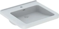 Geberit Renova Comfort Waschtisch 128660000 60 X 55 Cm, Weiss, Unterfahrbar, Mit Überlauf