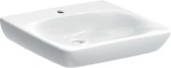 Geberit Renova Comfort Waschtisch 258557000 55x55cm, Weiss, Ohne Überlauf, Unterfahrbar