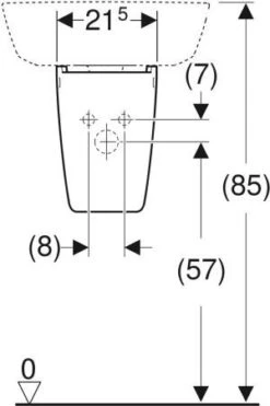 Geberit Renova Plan Handwaschbecken 292150600 Weiss Mit KeraTect,mit Kerafix-Befestigungselement -VIEGA Verkäufe Geberit Renova Plan Handwaschbecken 292150600 weiss mit KeraTectmit Kerafix Befestigungselement 2