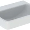 Geberit Renova Plan Handwaschbecken 501631008 50x38cm, Ohne Hahnloch, Ohne Überlauf, Weiß KeraTect