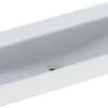 Geberit Renova Plan Waschtisch 501709001 100x48cm, Ohne Hahnloch, Ohne Überlauf, Weiß